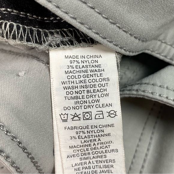 Prana Brion Pants Men's Size 34 x 32 Light Gray Slim Fit Outdoor Hiking Stretch - Picture 8 of 8